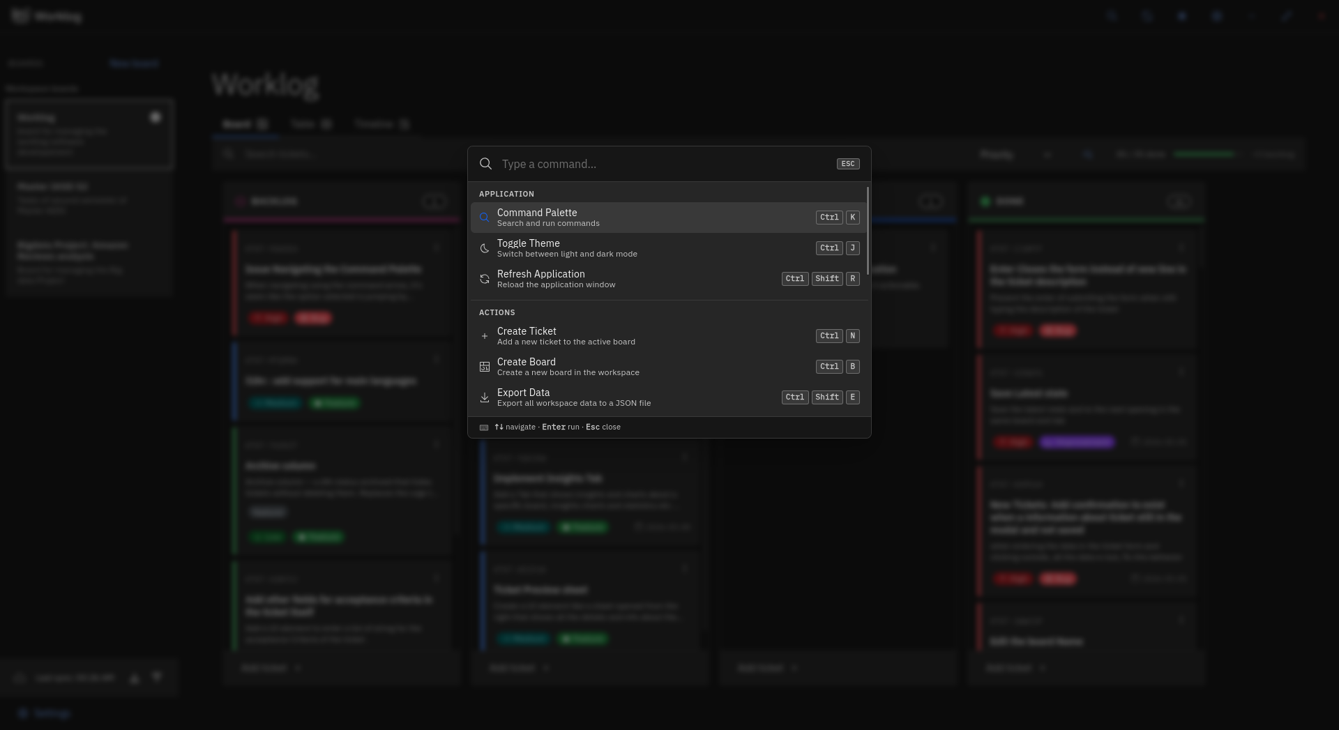 Command Palette