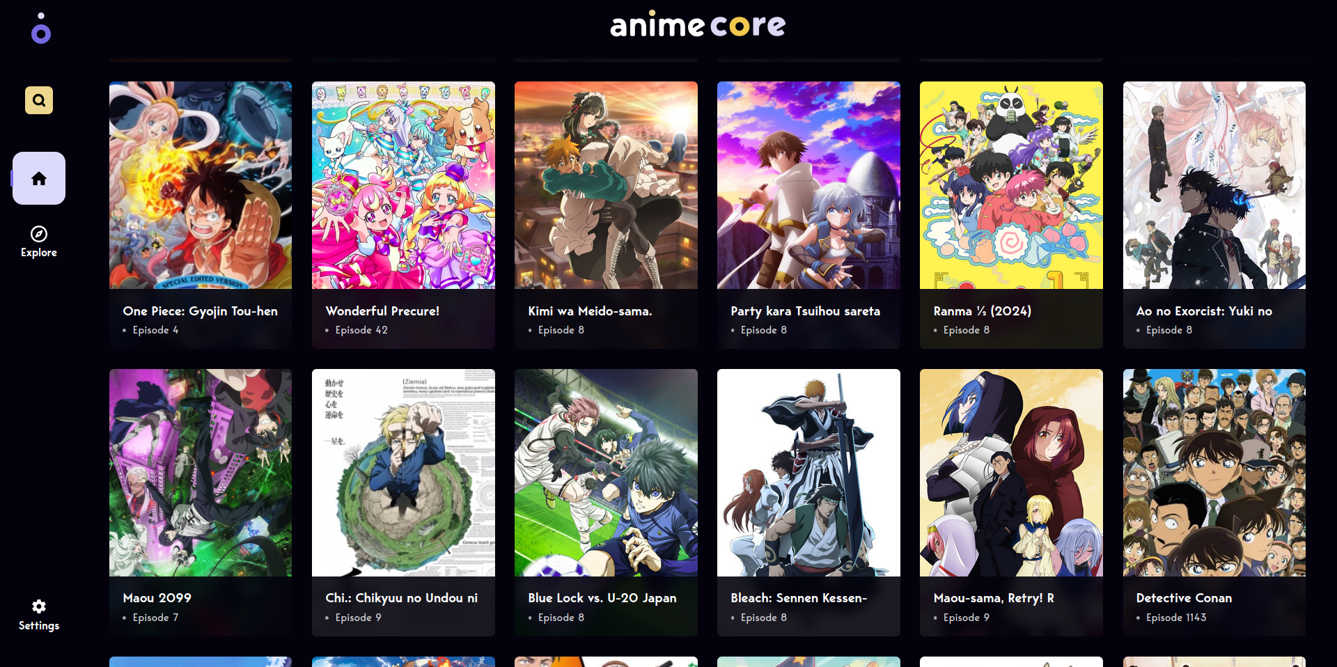 Anime Website